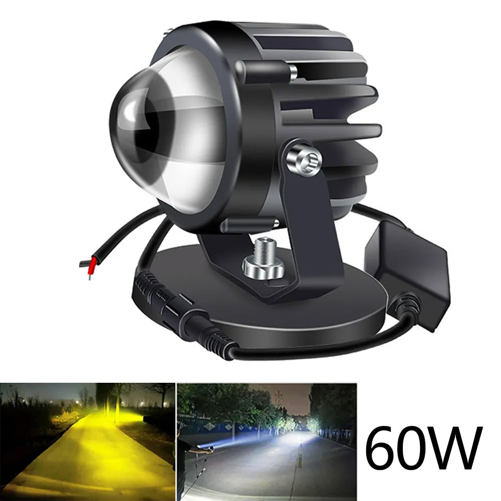 Universal Motorcycle Led Headlight Projector - Motorrad Projektor Laser Licht Led Lampe