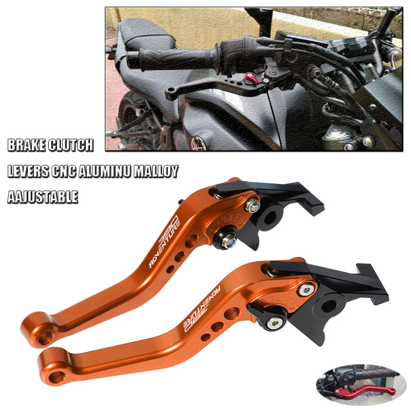 Cnc Aluminum Adjustable Brake Clutch Levers - Für KTM 390ADVENTURE 390 ADVENTURE 2017-2024