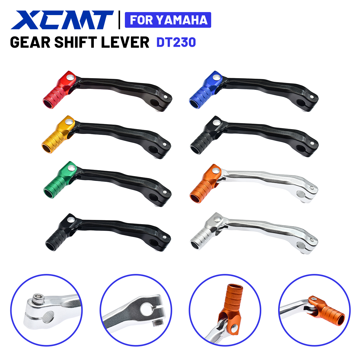 Riding Gear - CNC Aluminium Klappbarer Schalthebel für Yamaha