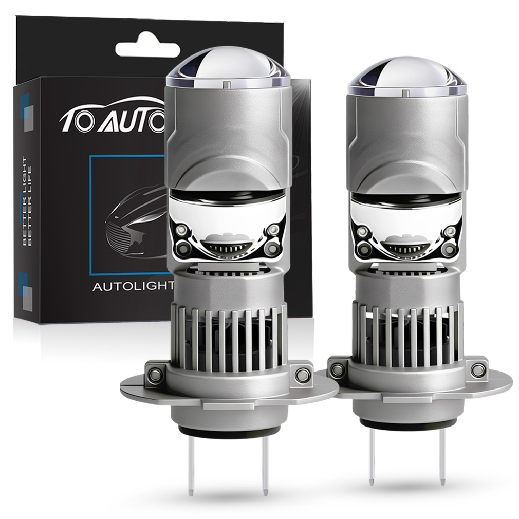 Universal Motorcycle Led Headlight Projector - H7 LED-Scheinwerfer Projektorlinse Canbus 30000LM 100W