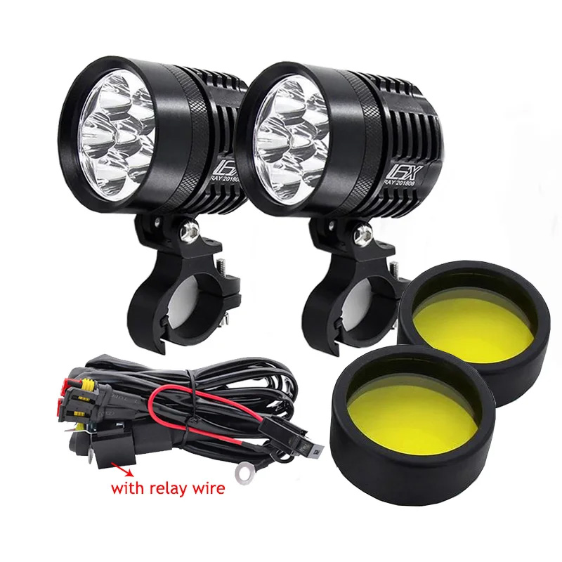 Zweifarbige LED-Stroboskop-Mot – Universal Motorcycle Led Headlight Projector Bewertung und Preis