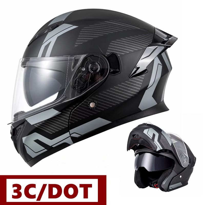 DOT-zugelassene Motorradhelme  – Modular Flip Up Motorcycle Helmet Dot Approved Bewertung und Preis