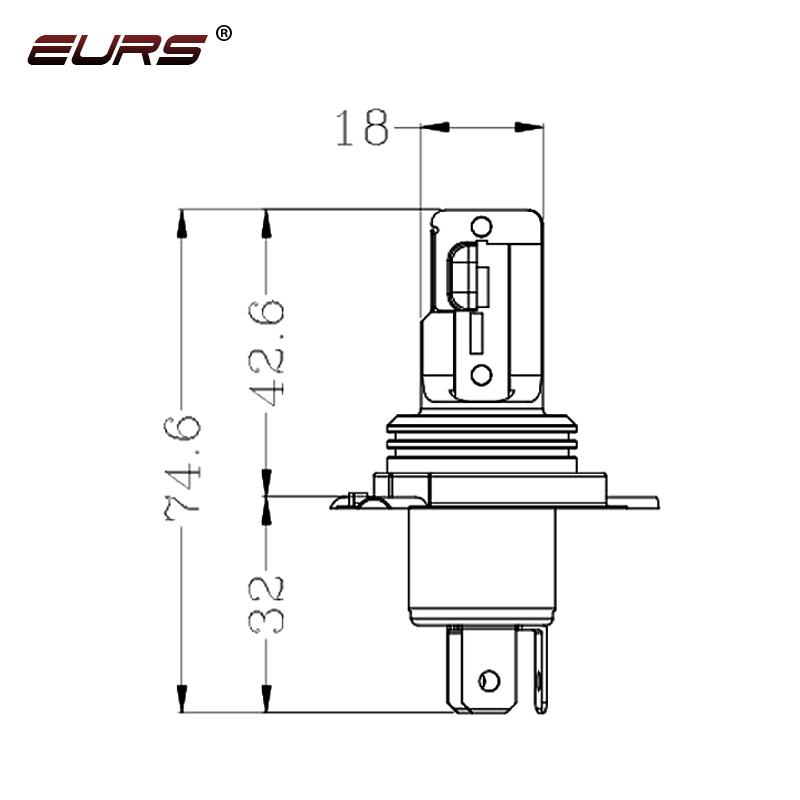 EURS H4 BA20D LED-Scheinwerfer – Universal Motorcycle Led Headlight Projector Bewertung und Preis