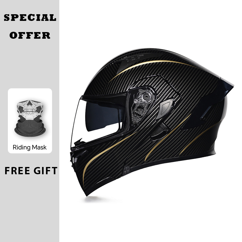 DOT-zugelassener Motorrad-Klap – Dual Visor Motorcycle Racing Helmet Bewertung und Preis