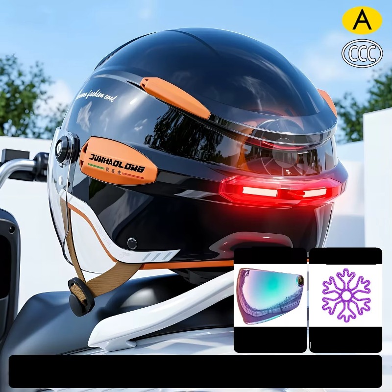 Ummer Vintage Motorradhelm, ve – Dual Visor Motorcycle Racing Helmet Bewertung und Preis