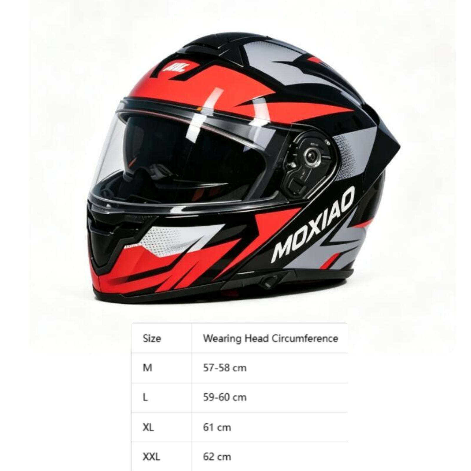 Klapphelm für Motorräder mit D – Modular Flip Up Motorcycle Helmet Dot Approved Bewertung und Preis
