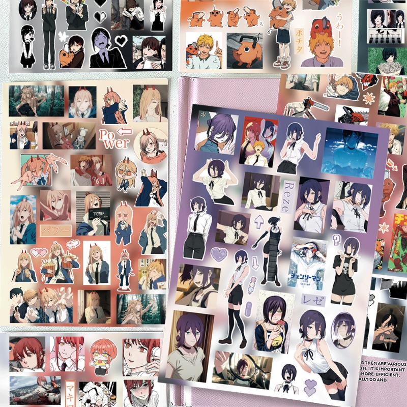 Chainsaw Man 8 Stück Aufkleber – Atv Parts Bewertung und Preis