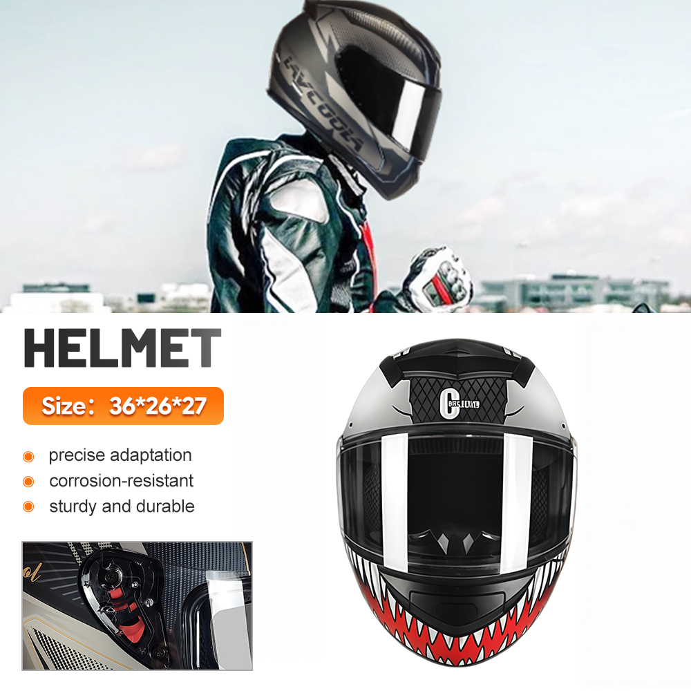 Stilvoller Vollvisier-Motorrad – Dual Visor Motorcycle Racing Helmet Bewertung und Preis